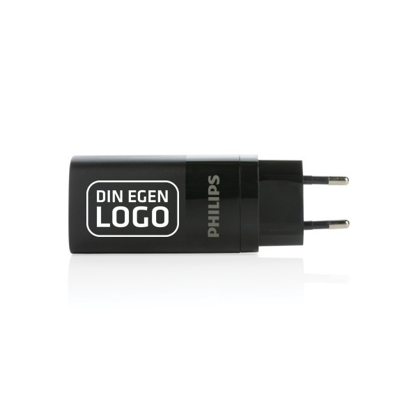 Philips 65W ultrasnabb PD 3-port USB-väggadapter